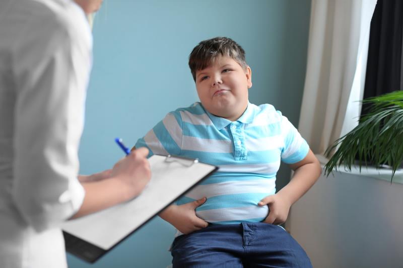 Hypothalamic defects seen in overweight kids with PSIS