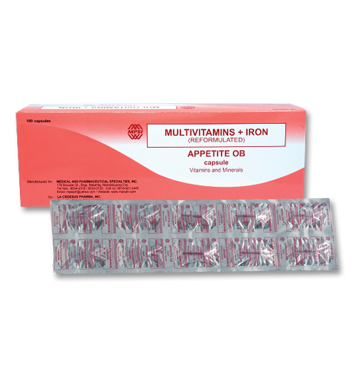 Product Highlight - Multivitamins + Iron (Appetite OB)