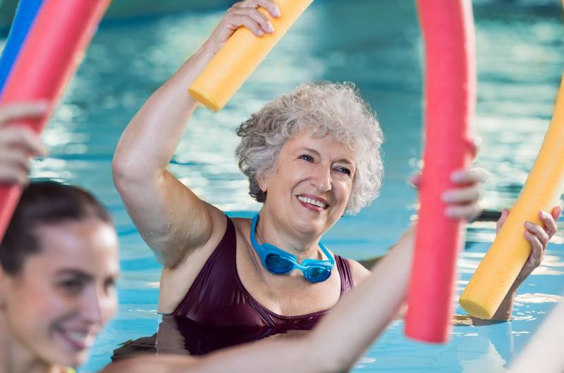 Aquatic physical therapy boosts outcomes in women with breast cancer