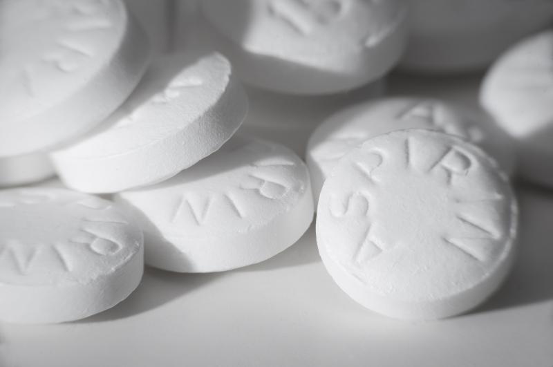 Aspirin for CVD prevention lowers MI risk but increases major bleeding, stroke incidence