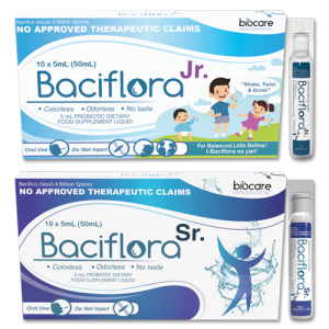 Product Highlight - Bacillus clausii spores (Baciflora Jr./Baciflora Sr.)