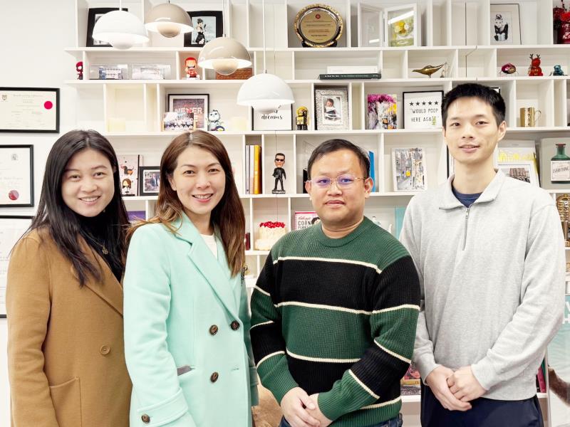 From left: Prof Zhang Lin, Prof Siew Ng, Prof  Heinmin Tun, Dr Peng Ye