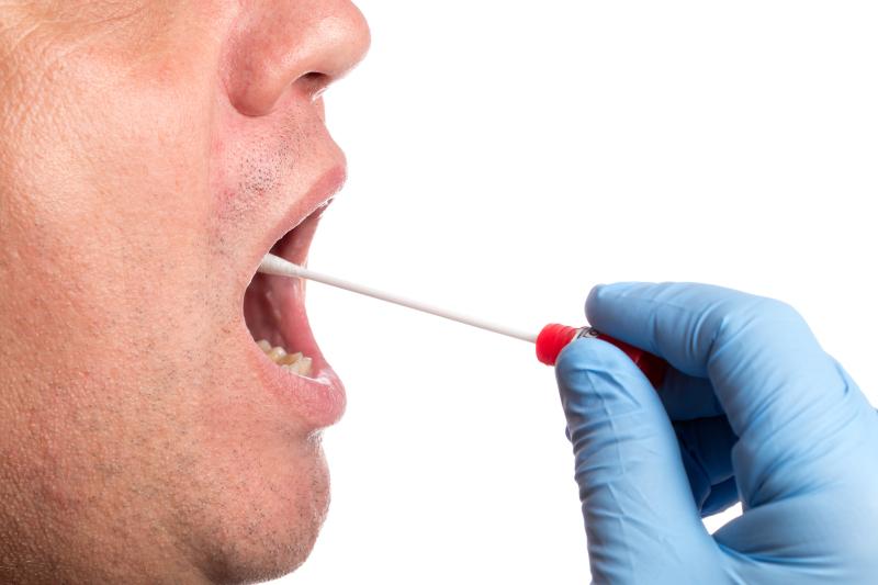 The five-minute throat swab test determines if antibiotics are necessary