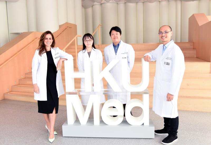 From left: Dr Aya El Helali, Ms Elaine Ko, Dr David Shih, Dr Jason Wong