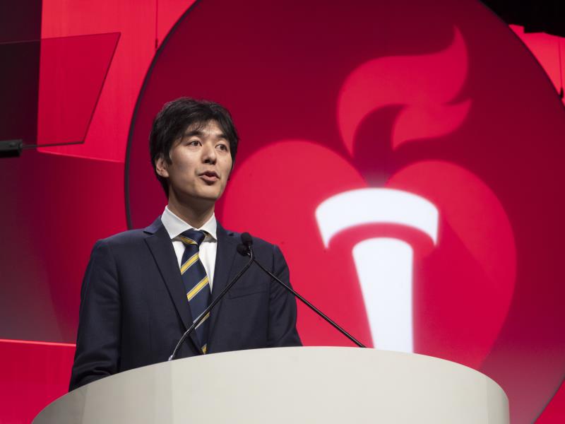 Dr Kentaro Suzuki (copyright to American Heart Association - Photo by Todd Buchanan 2020)