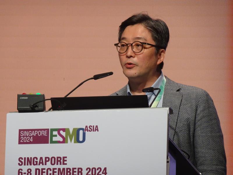 Dr Se-Hoon Lee at the ESMO Asia Congress 2024