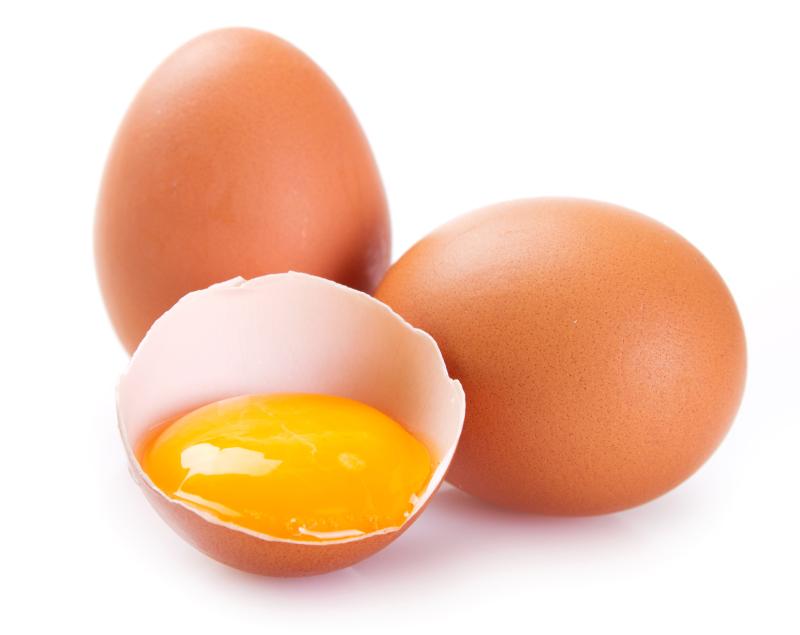 Egg yolks are high in protein and contain more than 13 nutrients