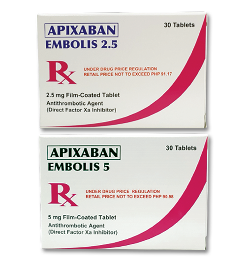 Product Highlight - Apixaban (Embolis 2.5/Embolis 5)