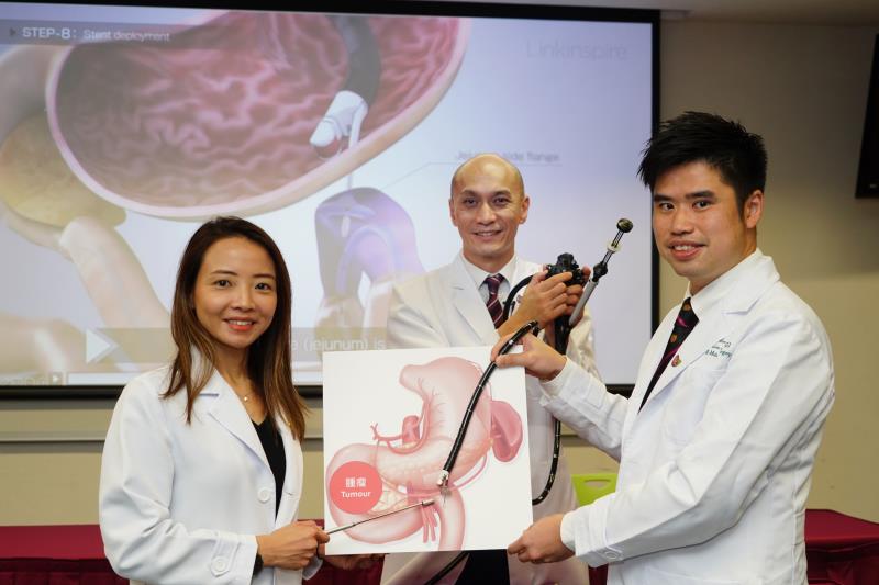 From left: Dr Shannon Chan, Prof Anthony Teoh, Dr Hon-Chi Yip