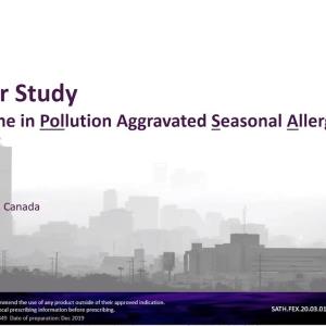 Video: FexPolSar Study (Fexofenadine in Pollution Aggravated Seasonal Allergic Rhinitis)