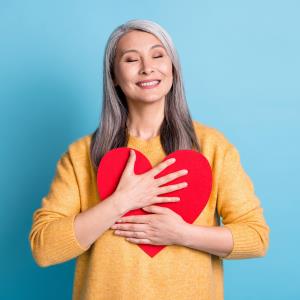 For women, being kind to oneself may be good for the heart