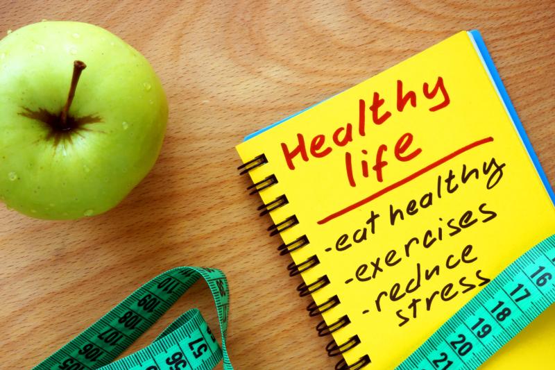 Healthy diet and exercise can improve a person’s wellbeing.