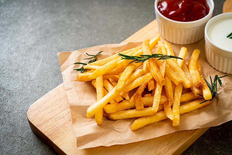 High intake of veggies, but not fried potatoes, improves T2D markers