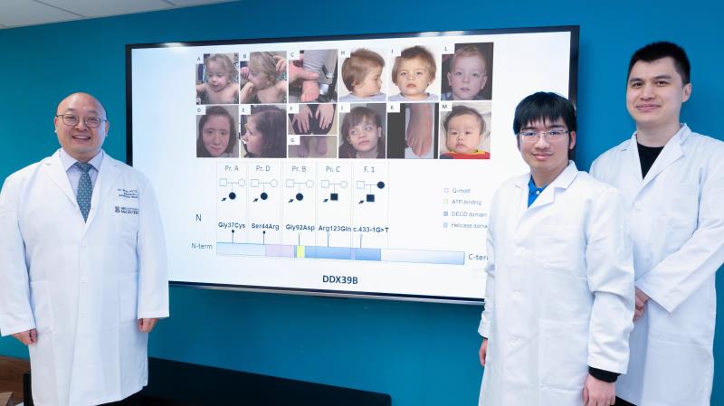 Dr Brian Hong-Yin Chung (left) and members of the research team