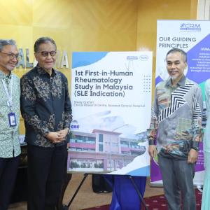 Sarawak General Hospital's Clinical Research Centre is the first site in the Asia-Pacific region for first-in-human clinical 