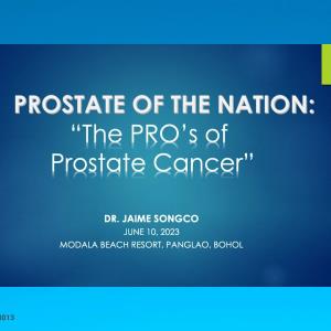 PROSTATE of the Nation: The PROs of Prostate Cancer