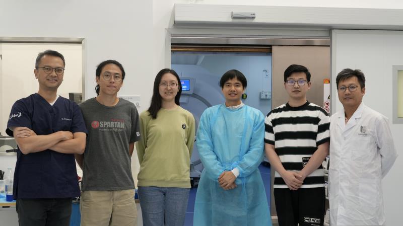 Dr Danny Chan (left), Prof Ka-Wai Kwok (right) and their research team