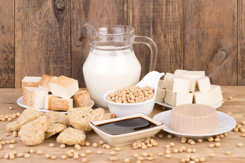 Isoflavones – plant-derived phytoestrogens with similar effects as the female hormone oestrogen – often found in soy products