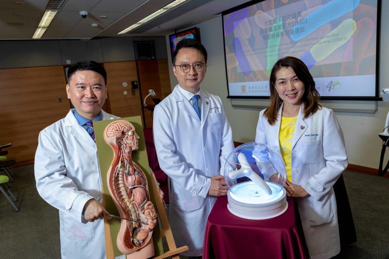 From left: Prof Martin Wong, Prof Francis Chan, Prof Siew Ng