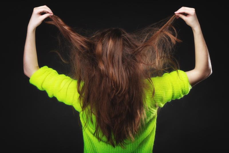 Mindlessly pulling and chewing strands of hair signals more than anxiety and warrants attention.