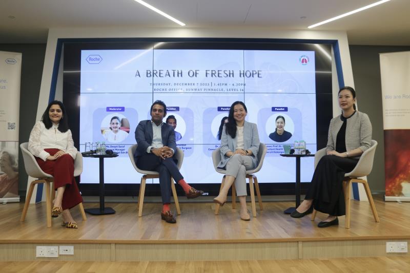 L-R: Deepti Saraf, Dr Anand Sachithanandan, Dr Jennifer Leong and Dr Caryn Chan Mei Hsien.