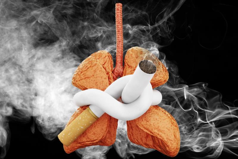 Lung damage persists decades after smoking cessation