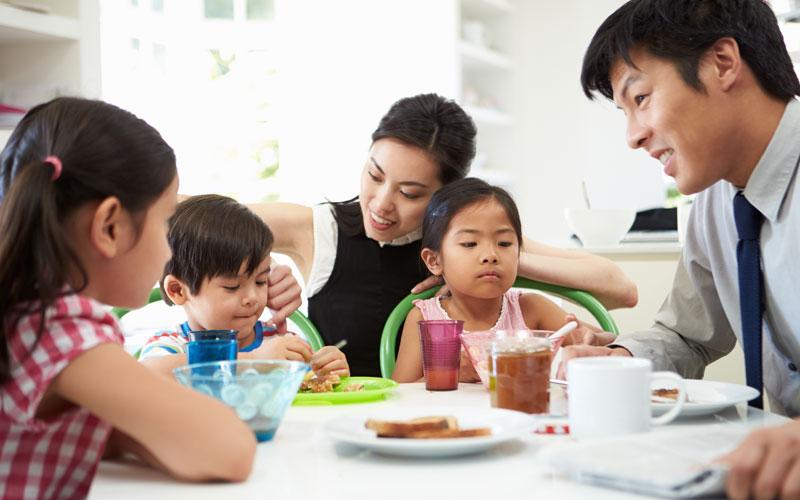 Breakfast consumption tied to better diet quality scores in kids