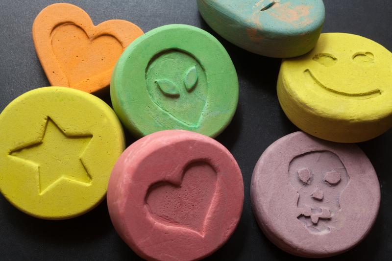 MDMA is the main psychoactive ingredient in the recreational drug ecstasy.