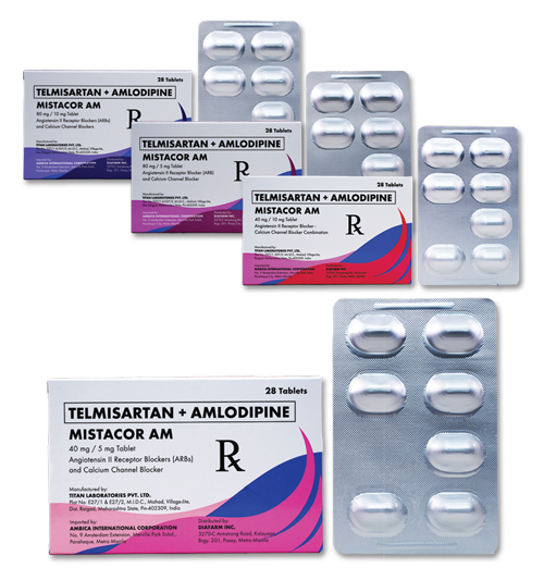 Product Highlight - Telmisartan, Amlodipine Besilate (Mistacor AM)