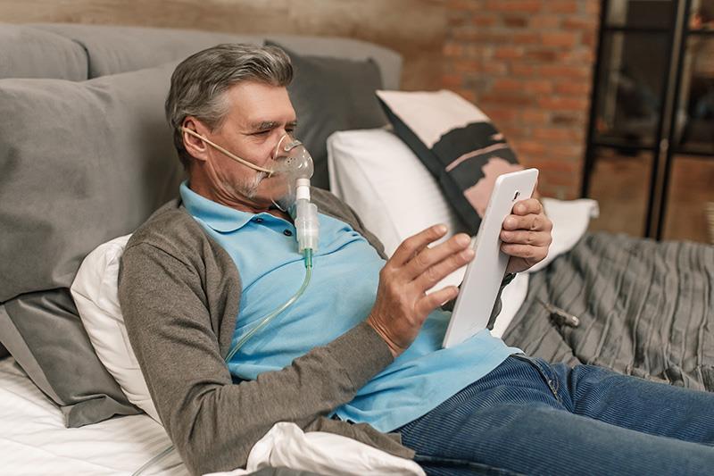 Monitoring app enhances life quality of COPD patients on HO therapy
