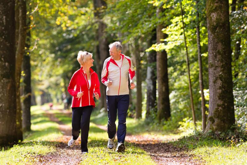 Physical activity makes older adults happy