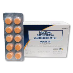 Product Highlight - Paracetamol + Phenylephrine HCl + Chlorphenamine Maleate (Nasatapp Flu)