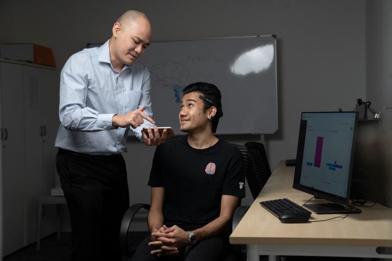 Supporting facilities for behavioural science research at CHED include brain wave readers to record neural activity in real-t