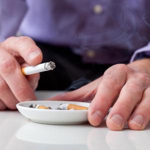 Depressive symptoms implicated in lung cancer via smoking habits