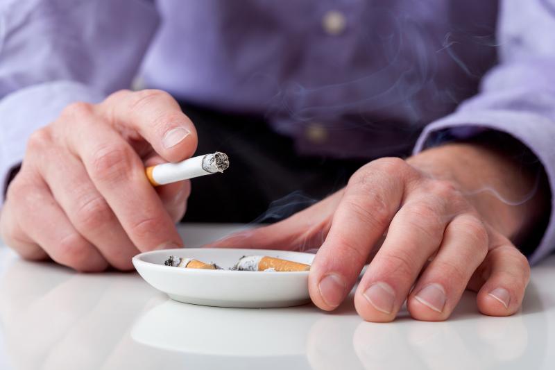 Depressive symptoms implicated in lung cancer via smoking habits