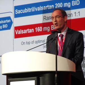 Sacubitril-valsartan reduces hospitalization in women with HFpEF