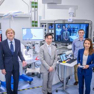 World’s first teleoperated magnetic endoscopy performed in an animal model