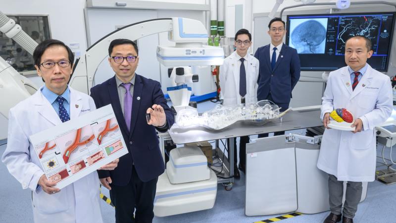 From left: Prof Simon Yu, Prof Li Zhang, Dr Bonaventure Ip, Prof Tony Chan, and Prof Thomas Leung