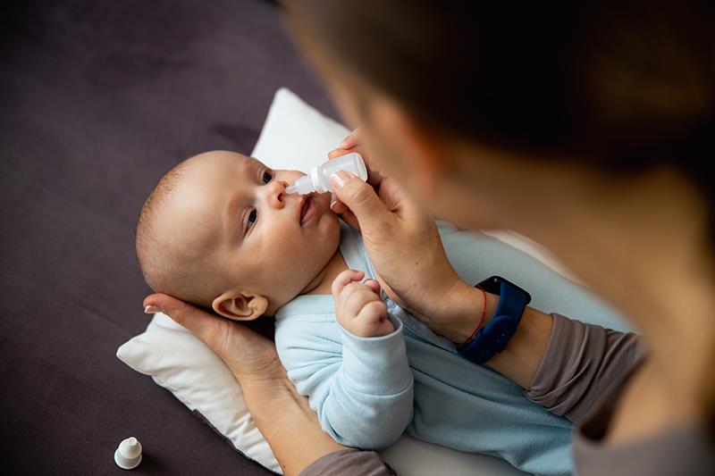 Saline nose drops accelerate recovery from common cold in kids