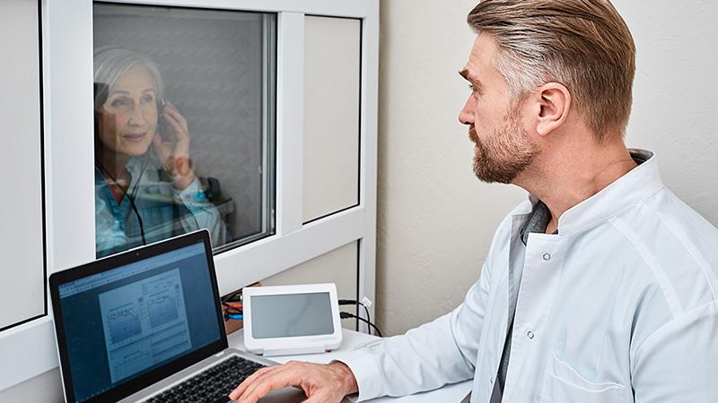 A hearing test is necessary before proceeding to hearing restoration.