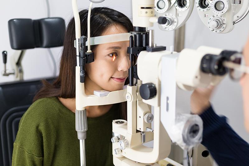 Slit lamp examination was one of the two investigations conducted on more than 53 percent of the study patients.