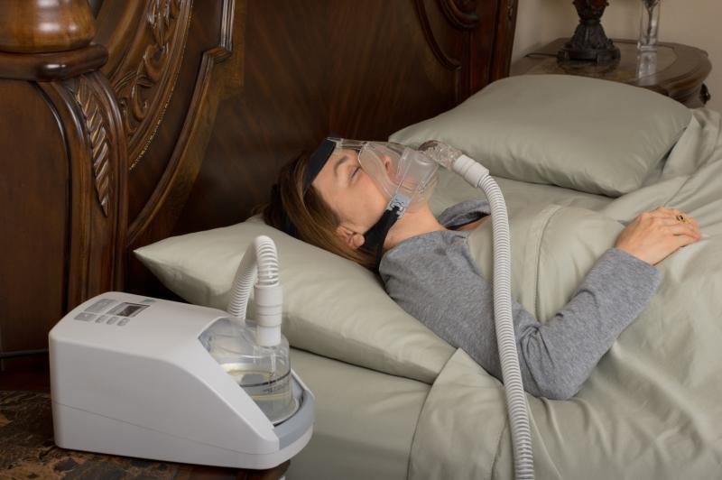 Does wearing mask during sleep affect cardiopulmonary function in OSA?