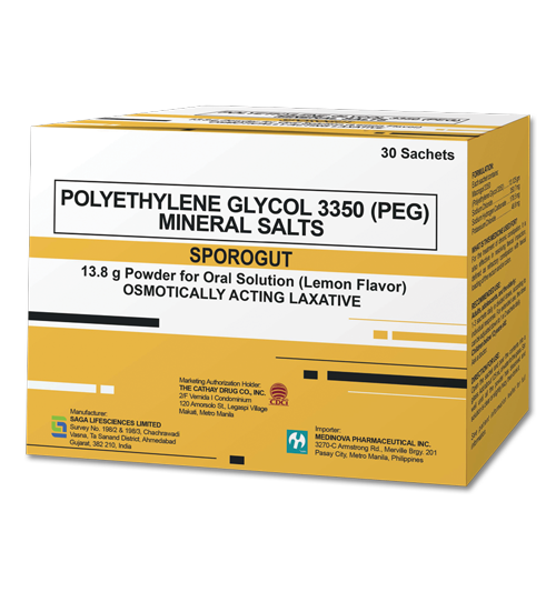 Product Highlight - Polyethylene Glycol + Mineral Salts (Sporogut)