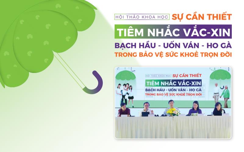 Sự cần thiết tiêm nhắc vắc-xin bạch hầu – uốn ván – ho gà trong bảo vệ sức khỏe trọn đời