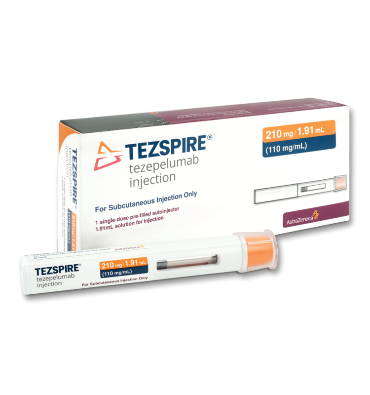 Tezepelumab 210 mg/1.91 mL solution for injection