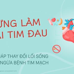 Biện pháp thay đổi lối sống phòng ngừa bệnh tim mạch