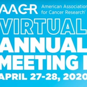 American Association for Cancer Research (AACR) 2020 Virtual Annual Meeting I