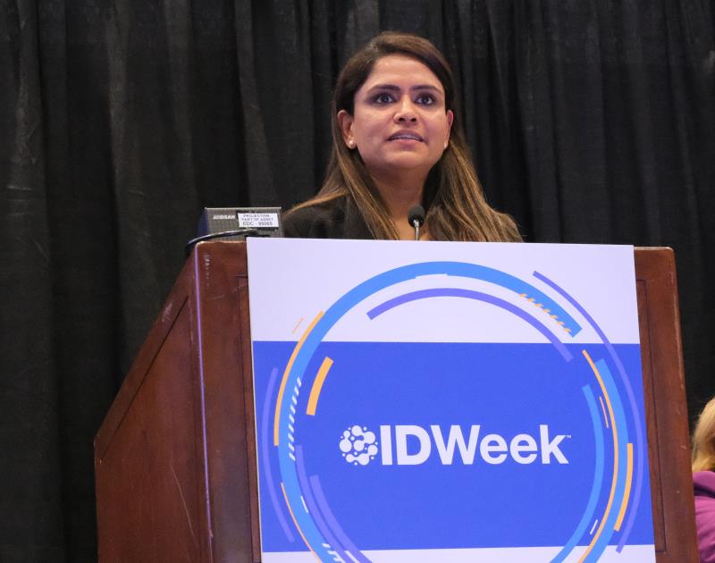 Dr Shradha Prabhulkar at IDWeek 2024.